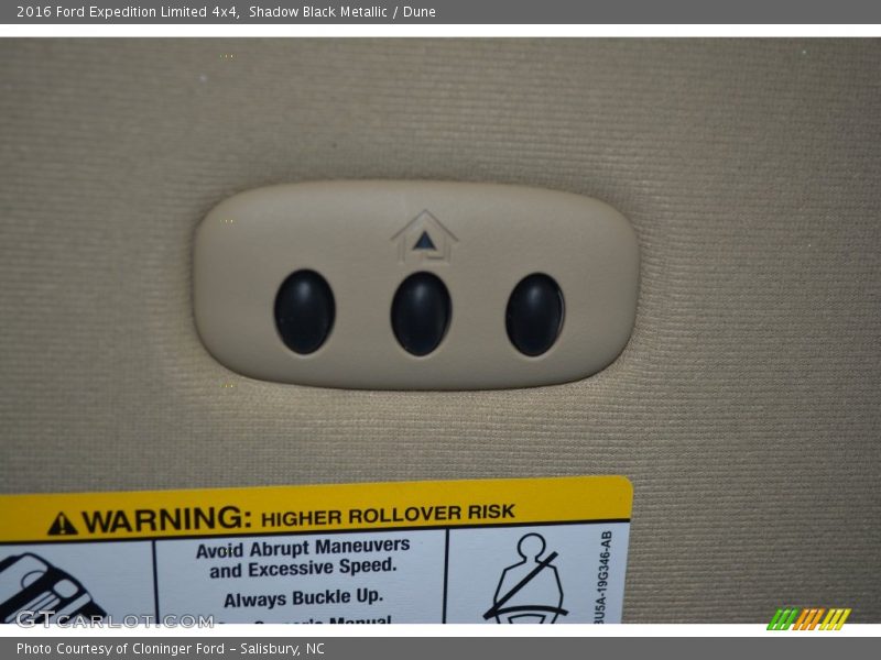 Shadow Black Metallic / Dune 2016 Ford Expedition Limited 4x4