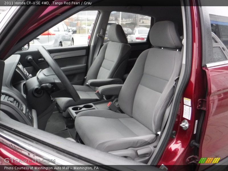 Tango Red Pearl / Gray 2011 Honda CR-V SE 4WD