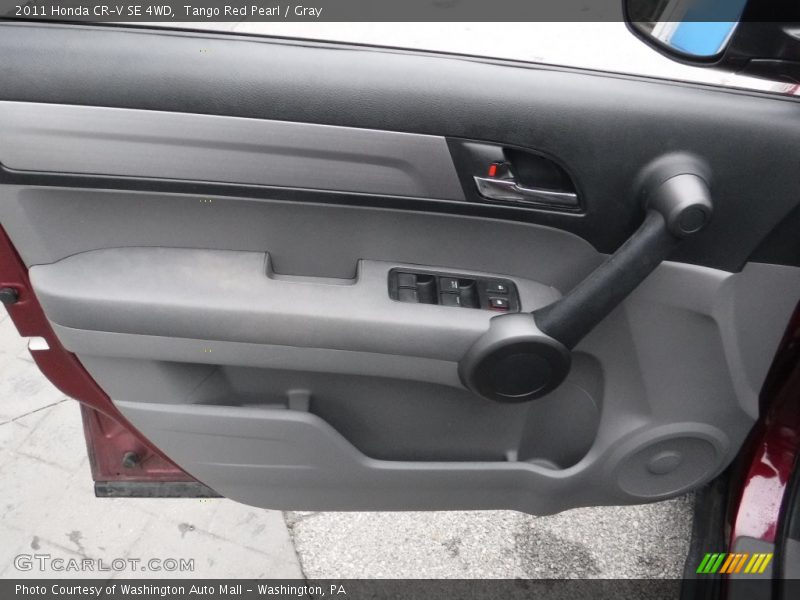 Tango Red Pearl / Gray 2011 Honda CR-V SE 4WD