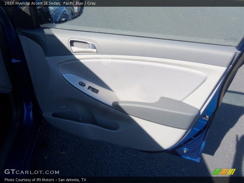 Pacific Blue / Gray 2016 Hyundai Accent SE Sedan