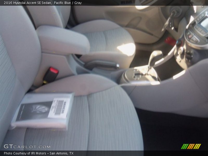 Pacific Blue / Gray 2016 Hyundai Accent SE Sedan