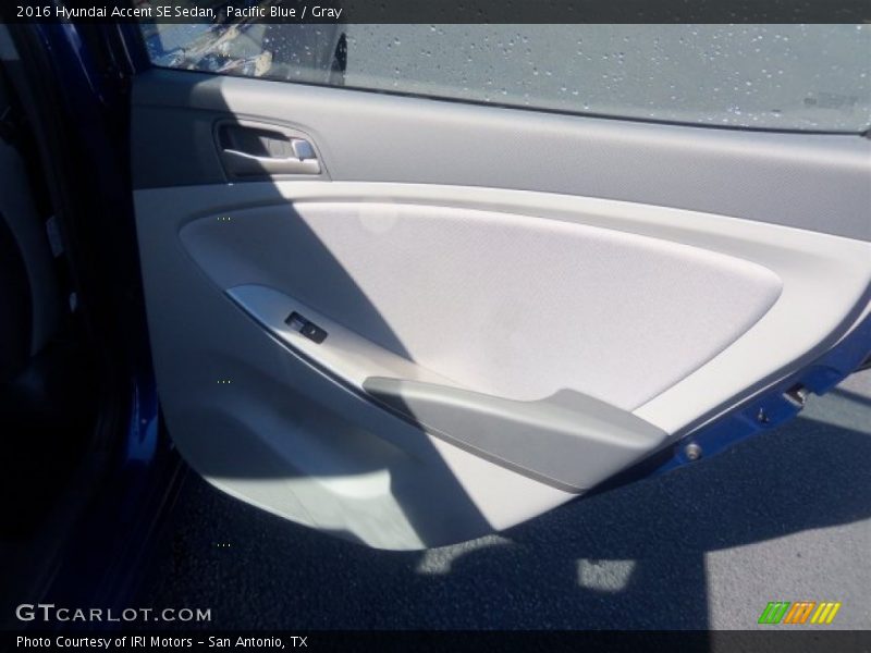 Pacific Blue / Gray 2016 Hyundai Accent SE Sedan