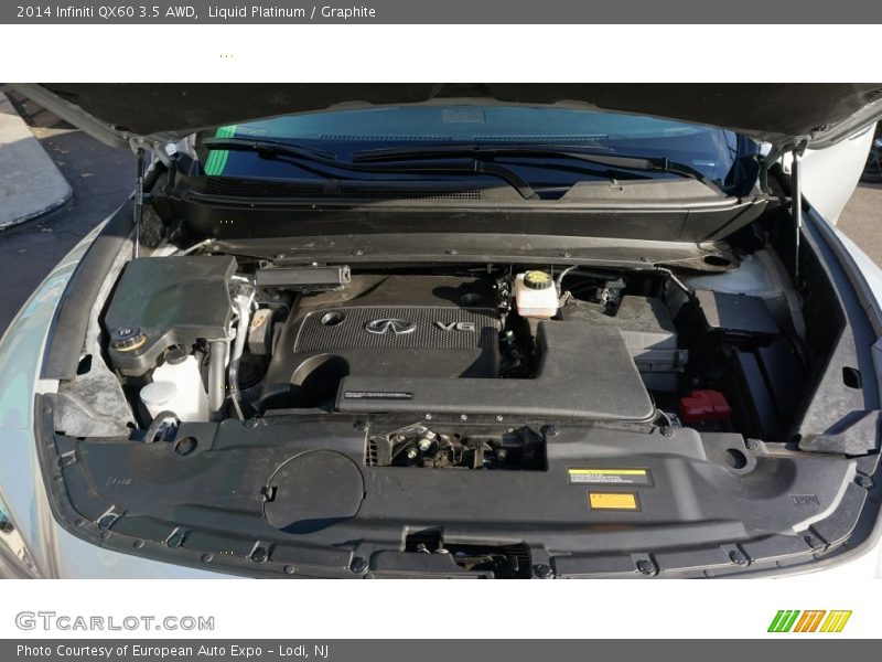 Liquid Platinum / Graphite 2014 Infiniti QX60 3.5 AWD