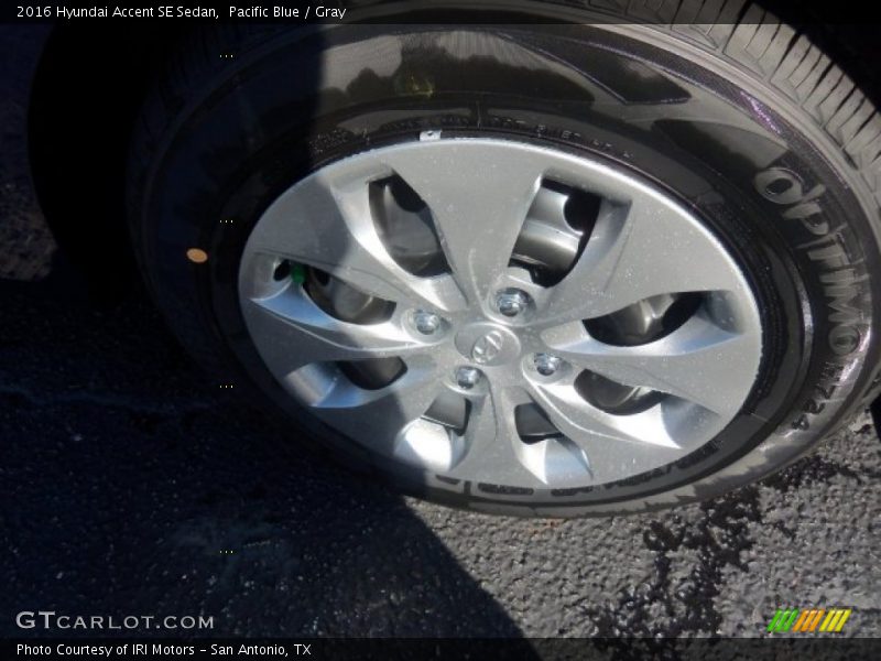 Pacific Blue / Gray 2016 Hyundai Accent SE Sedan