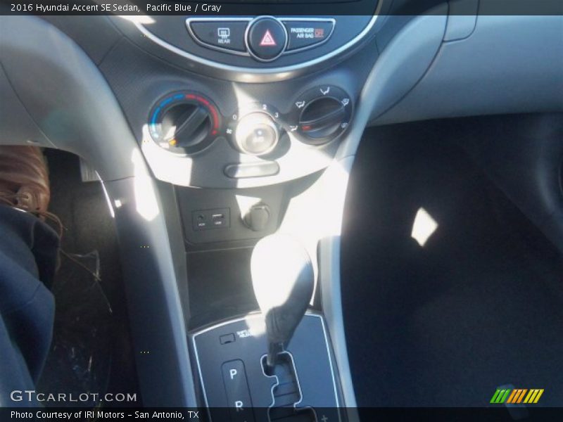 Pacific Blue / Gray 2016 Hyundai Accent SE Sedan
