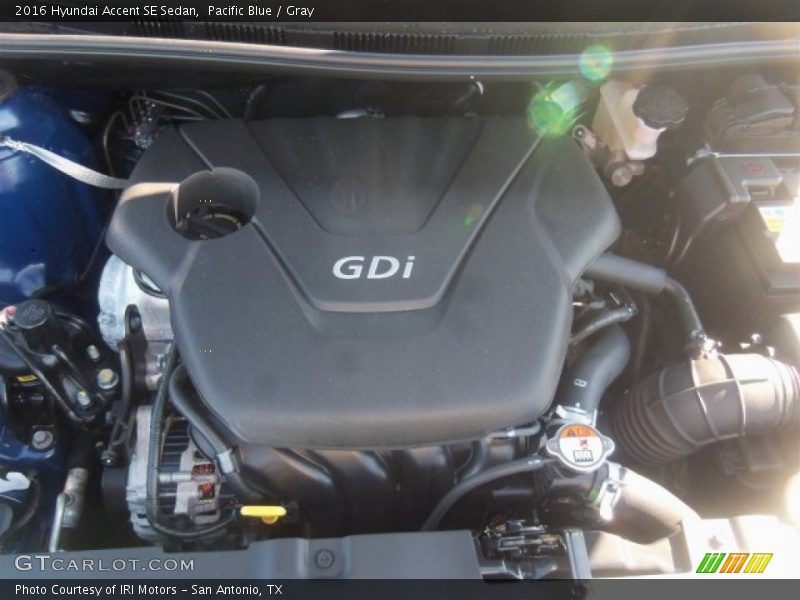 Pacific Blue / Gray 2016 Hyundai Accent SE Sedan
