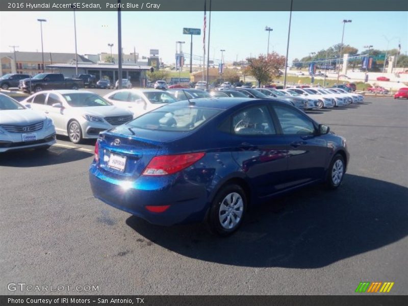 Pacific Blue / Gray 2016 Hyundai Accent SE Sedan