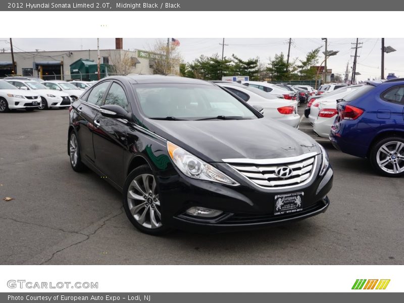 Midnight Black / Black 2012 Hyundai Sonata Limited 2.0T