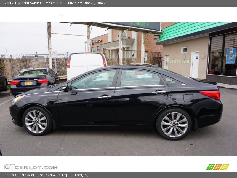 Midnight Black / Black 2012 Hyundai Sonata Limited 2.0T