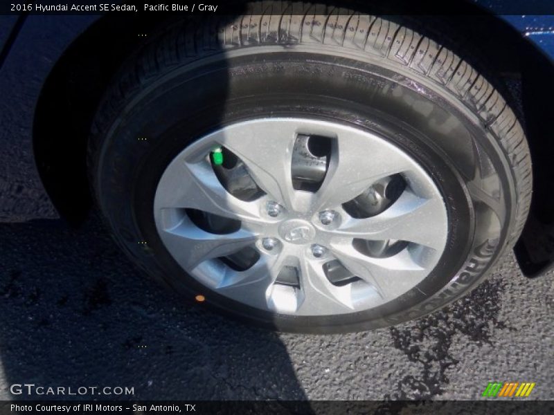 Pacific Blue / Gray 2016 Hyundai Accent SE Sedan