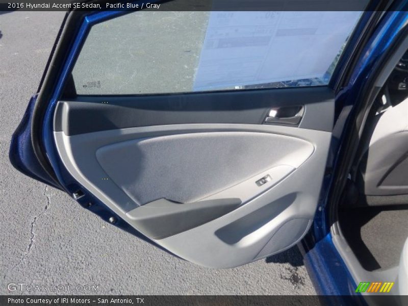 Pacific Blue / Gray 2016 Hyundai Accent SE Sedan