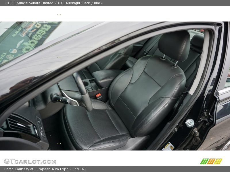 Midnight Black / Black 2012 Hyundai Sonata Limited 2.0T