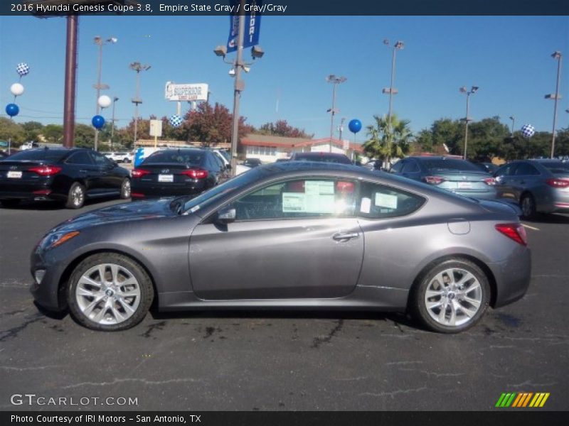  2016 Genesis Coupe 3.8 Empire State Gray