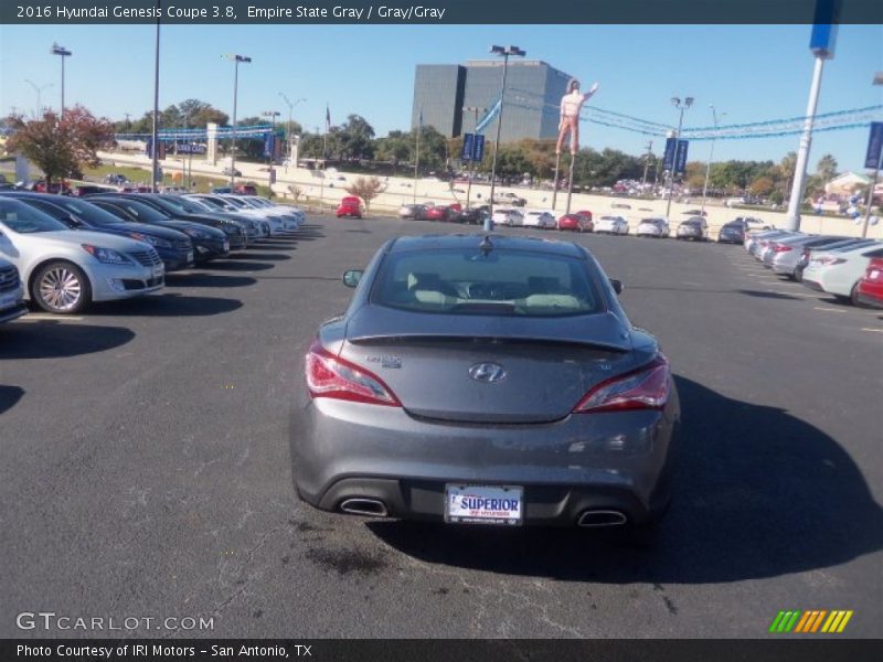 Empire State Gray / Gray/Gray 2016 Hyundai Genesis Coupe 3.8