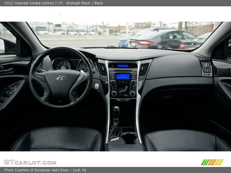 Midnight Black / Black 2012 Hyundai Sonata Limited 2.0T