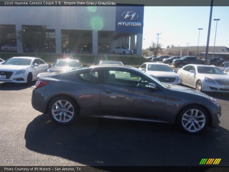 Empire State Gray / Gray/Gray 2016 Hyundai Genesis Coupe 3.8