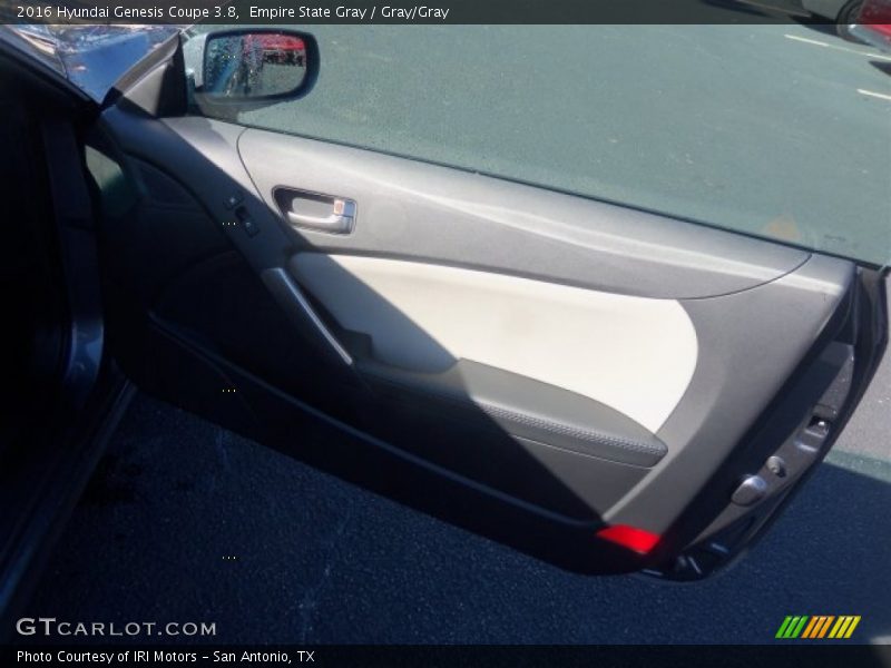 Empire State Gray / Gray/Gray 2016 Hyundai Genesis Coupe 3.8