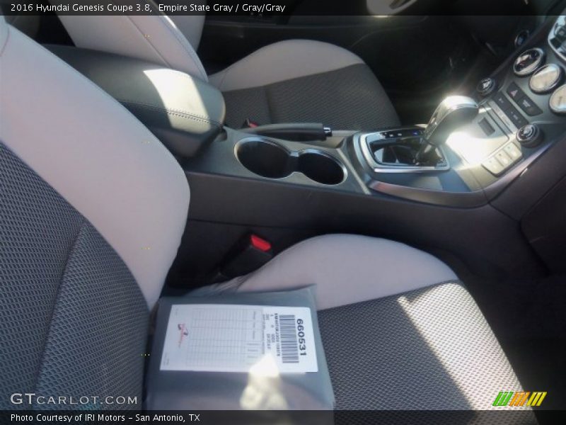 Empire State Gray / Gray/Gray 2016 Hyundai Genesis Coupe 3.8