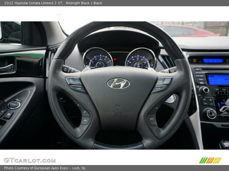 Midnight Black / Black 2012 Hyundai Sonata Limited 2.0T