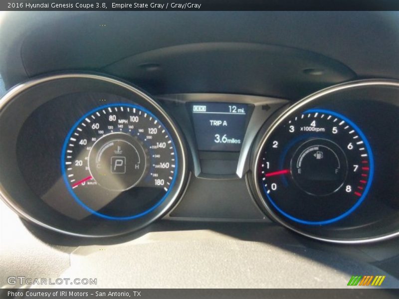 Empire State Gray / Gray/Gray 2016 Hyundai Genesis Coupe 3.8