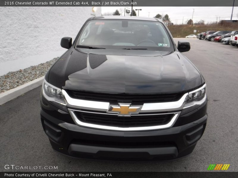 Black / Jet Black/Dark Ash 2016 Chevrolet Colorado WT Extended Cab 4x4