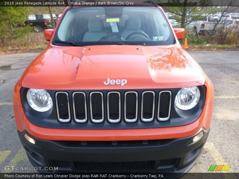 Omaha Orange / Bark Brown/Ski Grey 2016 Jeep Renegade Latitude 4x4