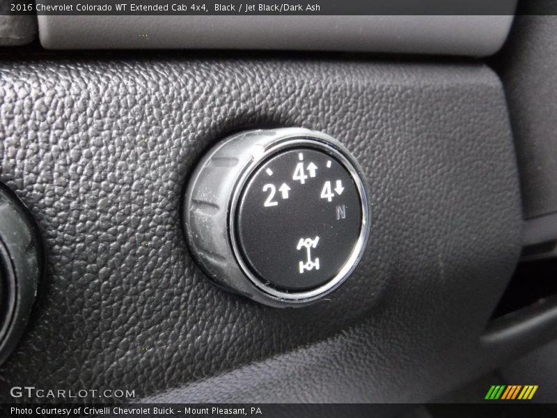 Black / Jet Black/Dark Ash 2016 Chevrolet Colorado WT Extended Cab 4x4