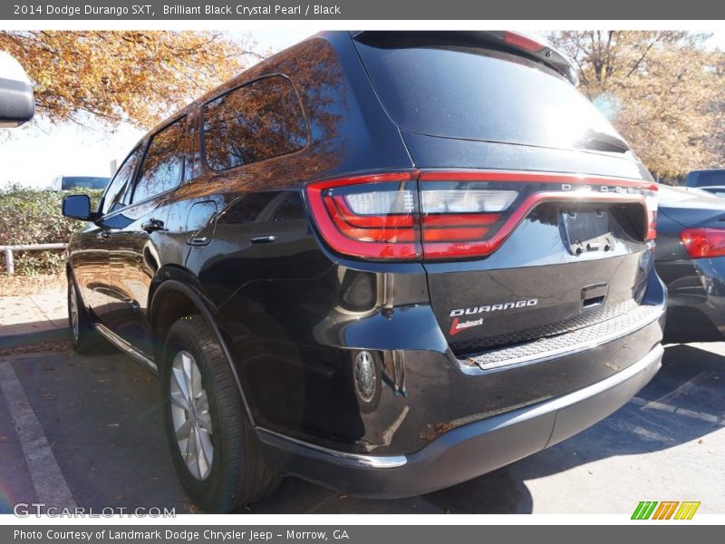 Brilliant Black Crystal Pearl / Black 2014 Dodge Durango SXT
