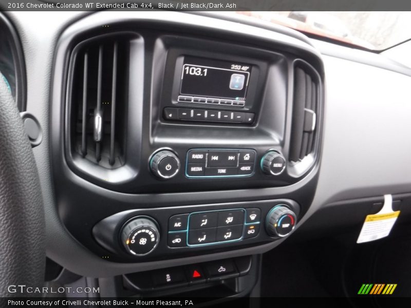 Black / Jet Black/Dark Ash 2016 Chevrolet Colorado WT Extended Cab 4x4