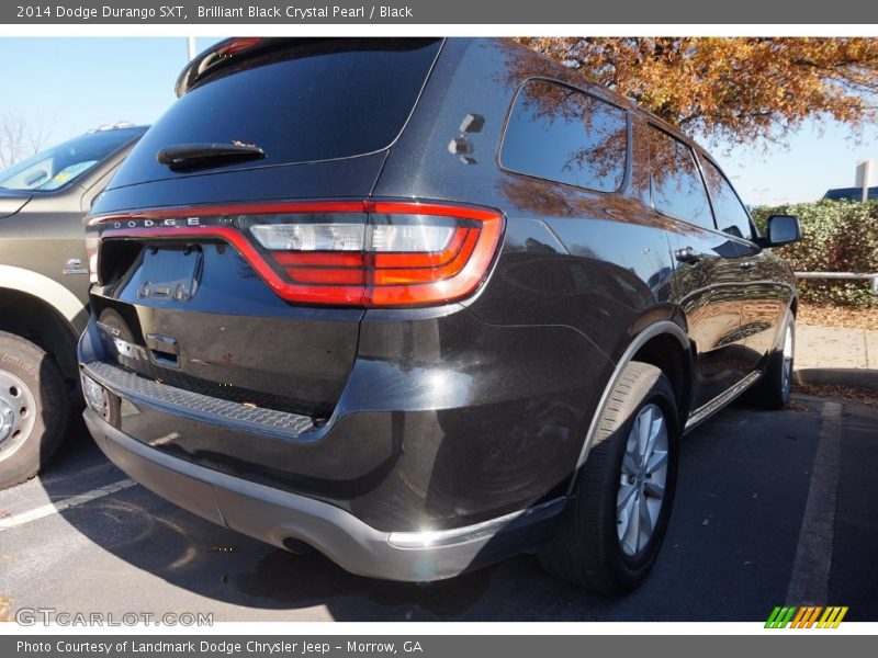 Brilliant Black Crystal Pearl / Black 2014 Dodge Durango SXT