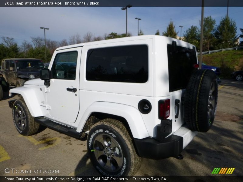 Bright White / Black 2016 Jeep Wrangler Sahara 4x4