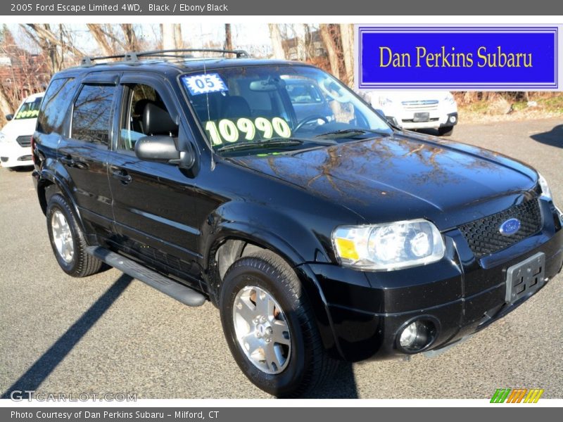 Black / Ebony Black 2005 Ford Escape Limited 4WD