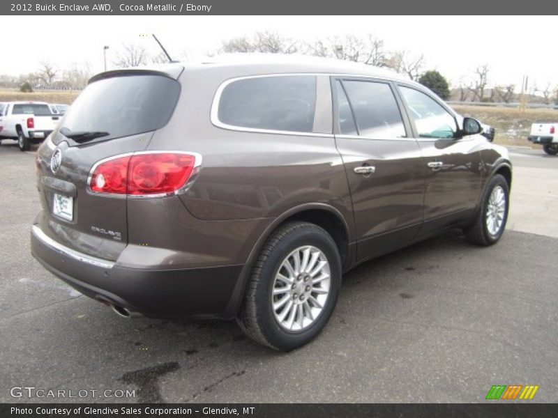 Cocoa Metallic / Ebony 2012 Buick Enclave AWD