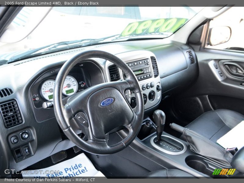 Black / Ebony Black 2005 Ford Escape Limited 4WD