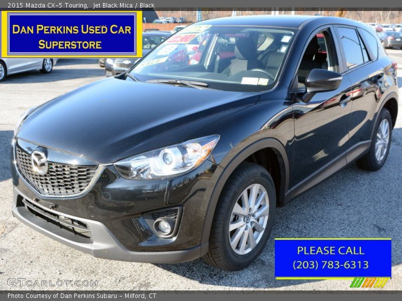 Jet Black Mica / Black 2015 Mazda CX-5 Touring
