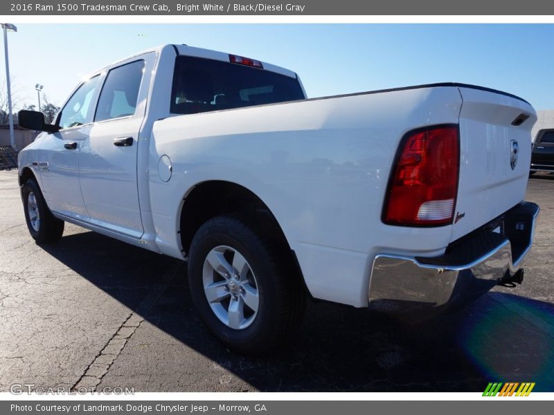 Bright White / Black/Diesel Gray 2016 Ram 1500 Tradesman Crew Cab