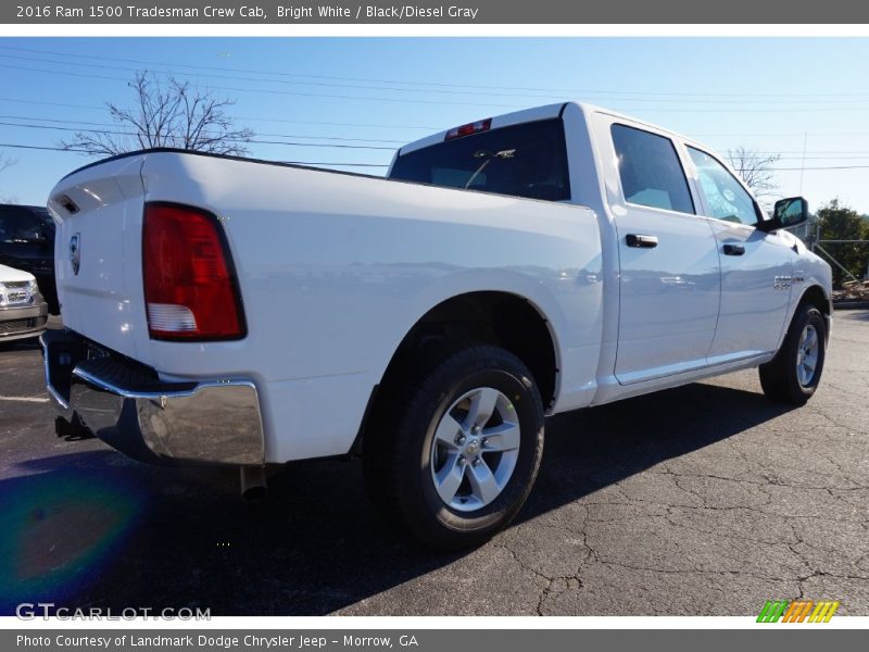 Bright White / Black/Diesel Gray 2016 Ram 1500 Tradesman Crew Cab