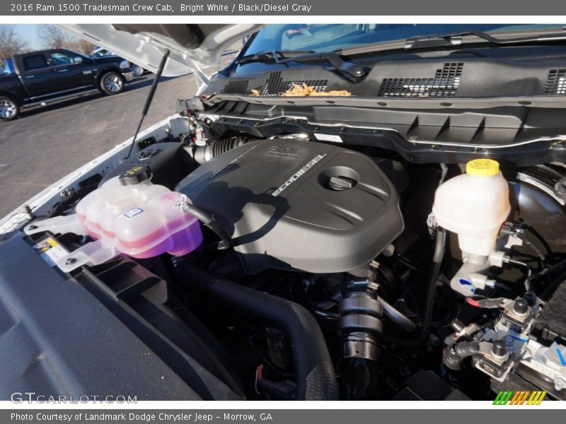 Bright White / Black/Diesel Gray 2016 Ram 1500 Tradesman Crew Cab