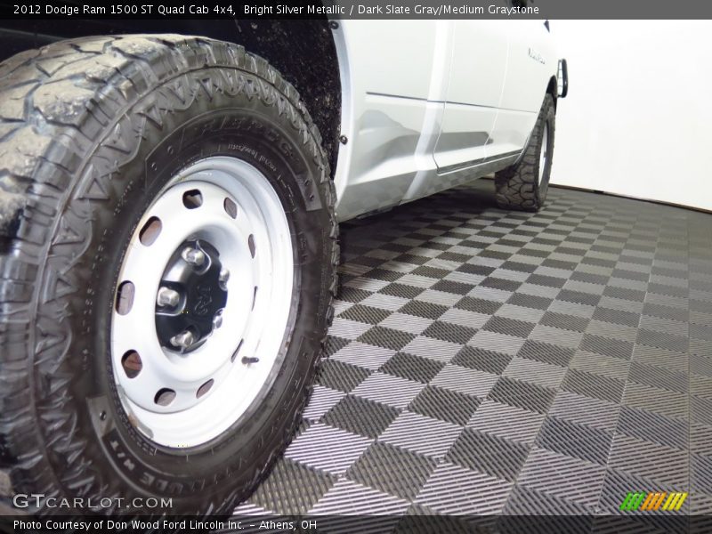 Bright Silver Metallic / Dark Slate Gray/Medium Graystone 2012 Dodge Ram 1500 ST Quad Cab 4x4