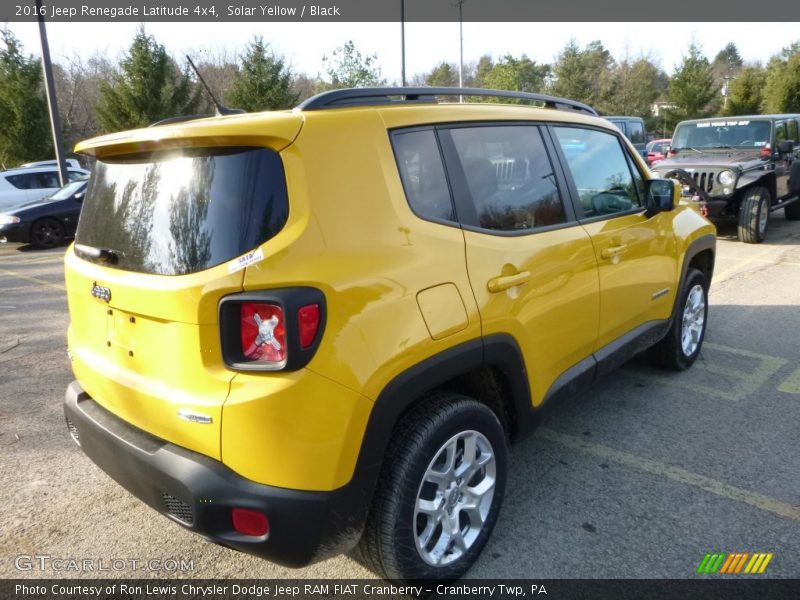 Solar Yellow / Black 2016 Jeep Renegade Latitude 4x4