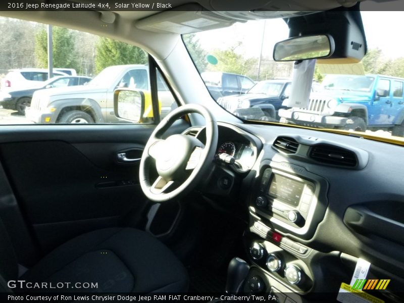 Solar Yellow / Black 2016 Jeep Renegade Latitude 4x4