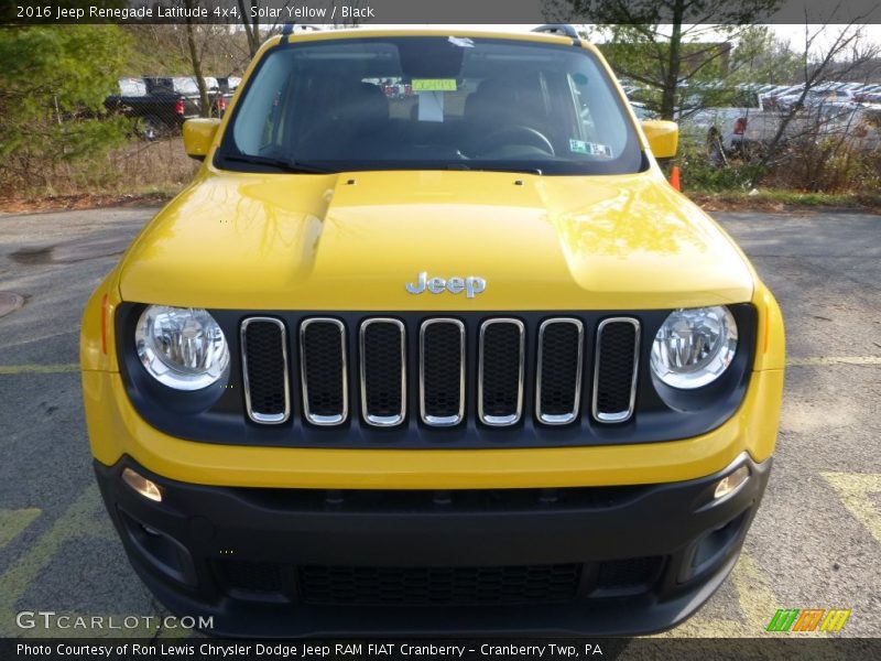 Solar Yellow / Black 2016 Jeep Renegade Latitude 4x4