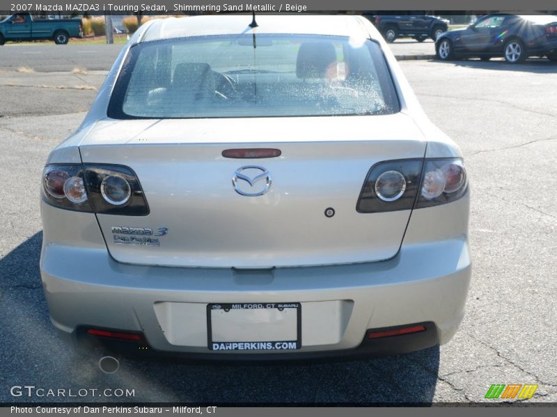 Shimmering Sand Metallic / Beige 2007 Mazda MAZDA3 i Touring Sedan