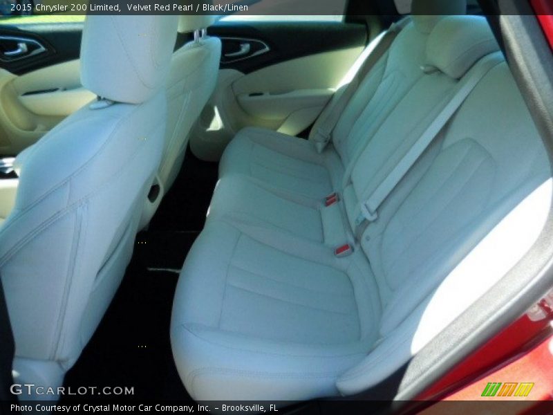 Velvet Red Pearl / Black/Linen 2015 Chrysler 200 Limited
