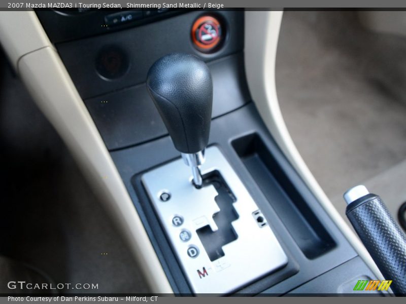 Shimmering Sand Metallic / Beige 2007 Mazda MAZDA3 i Touring Sedan