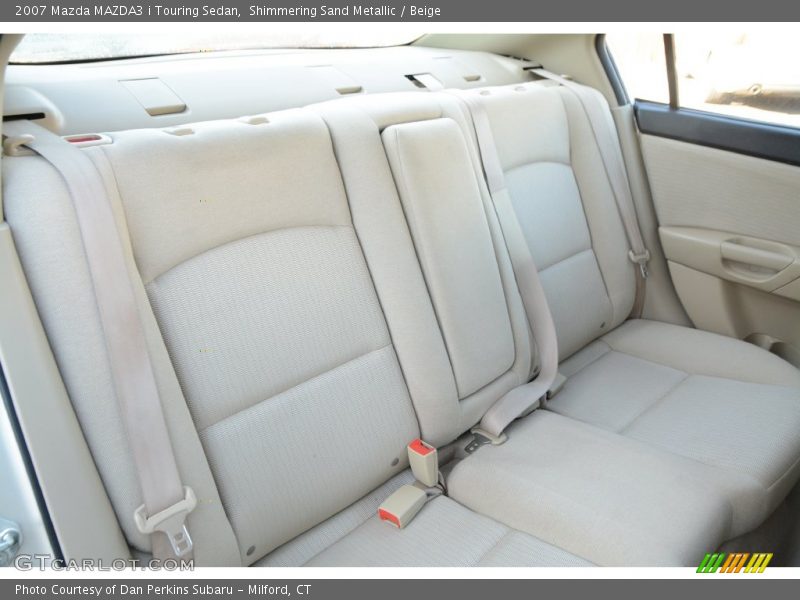 Shimmering Sand Metallic / Beige 2007 Mazda MAZDA3 i Touring Sedan
