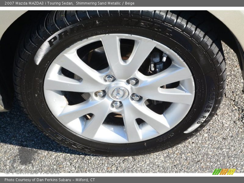 Shimmering Sand Metallic / Beige 2007 Mazda MAZDA3 i Touring Sedan