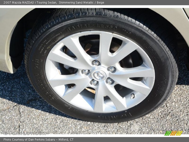Shimmering Sand Metallic / Beige 2007 Mazda MAZDA3 i Touring Sedan
