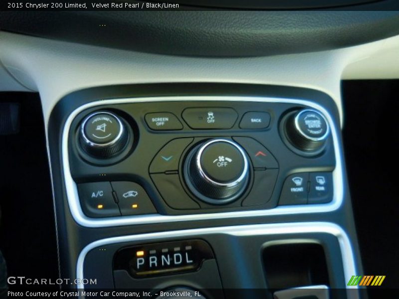 Velvet Red Pearl / Black/Linen 2015 Chrysler 200 Limited