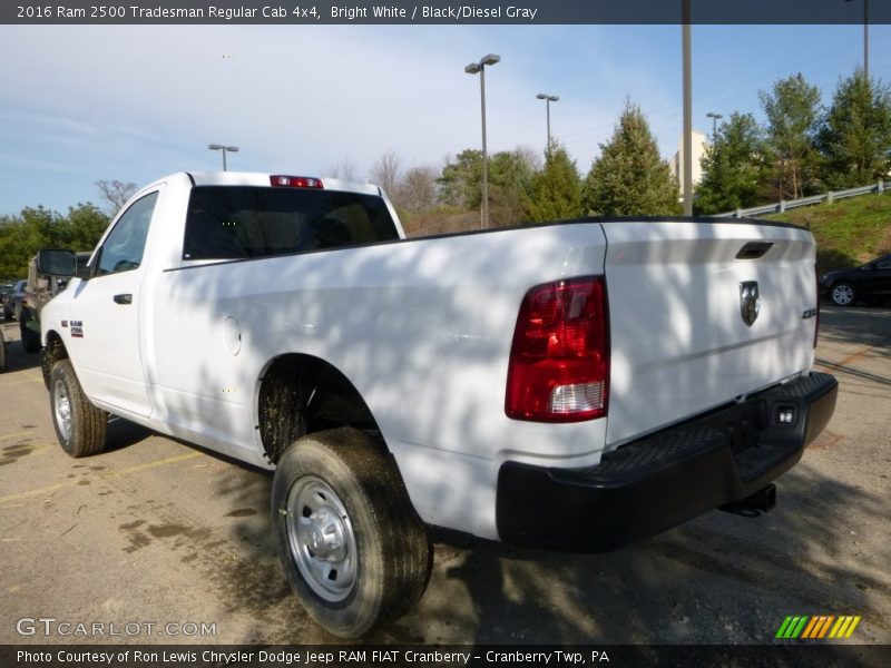 Bright White / Black/Diesel Gray 2016 Ram 2500 Tradesman Regular Cab 4x4